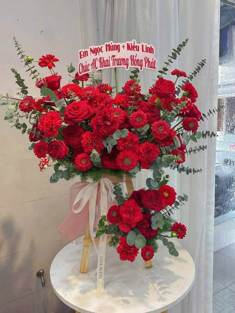Hoa Chúc Mừng đỏ