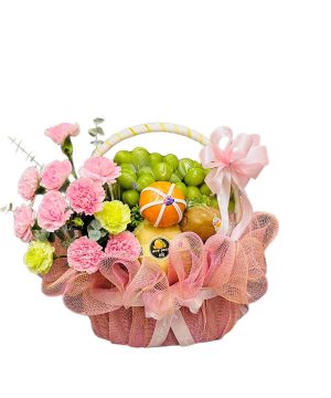 Giỏ Trái Cây - Sắc Hồng