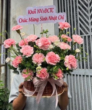 giỏ hoa đẹp