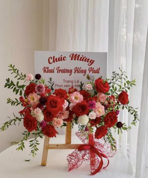 Kệ Hoa Chúc Mừng Khai Trương Hồng Phát Như Ý