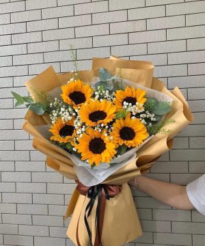 Hoa Tri Ân Khách Hàng Mặt Trời Rạng Rỡ