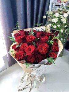 Bó hoa hồng đỏ 30 bông