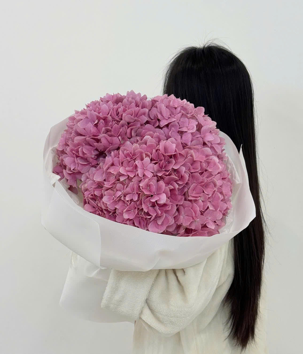 Bó Hoa Tú Cầu Hồng